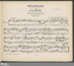 No.14.: Fuga c-Moll / G.A. Sorge
