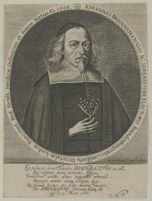 Bildnis des Iohannes Brunnemannus