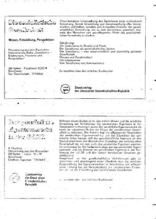 Literaturhinweise des volkseigenen Verlages Volk und Wissen Berlin ; [Hinweise und Kommentare]