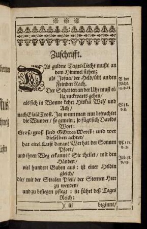 IIIr-IVv, Zuschrift