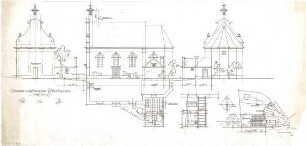 Döllgast, Hans; Pfändhausen (Bayern); Kath. Pfarrkirche - Lageplan; Ansichten; Grundrisse