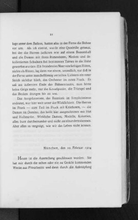 München, den 10. Februar 1904