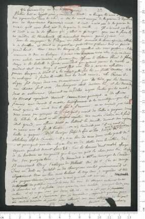 Brief von Adelbert von Chamisso an Friedrich de La Motte- Fouqué