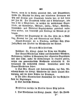 Staats-Ministerium
