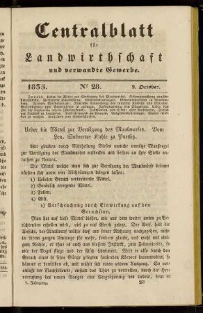 1835. No. 28. 9. October