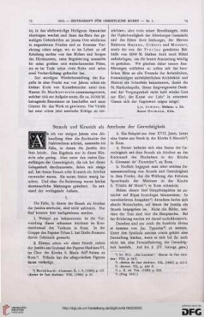 Strauß und Kranich als Attribute der Gerechtigkeit