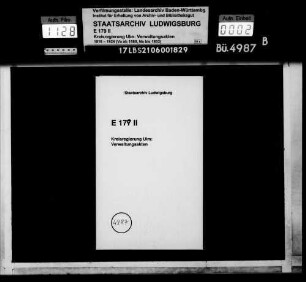 Gemeinderechtsverhältnisse in Stubersheim, Türkheim, Überkingen, Waldhausen und Weiler mit Hofstett am Steig