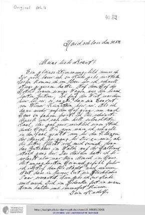 Brief vom 30.10.1904