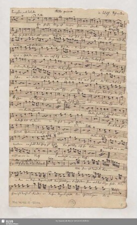 [Solo and coro:] Alto primo