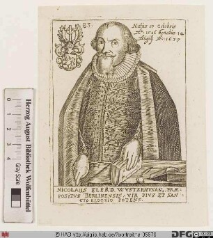 Bildnis Nicolaus Elert (Elerdus)