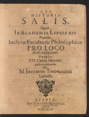 Historia Salis