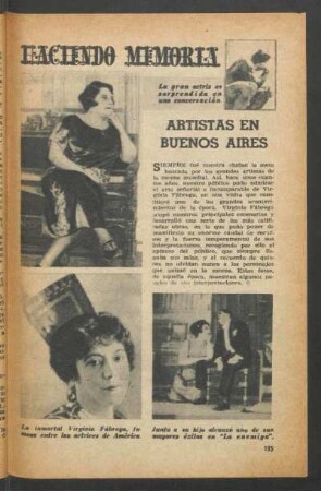 Haciendo memoria: Artistas en Buenos Aires