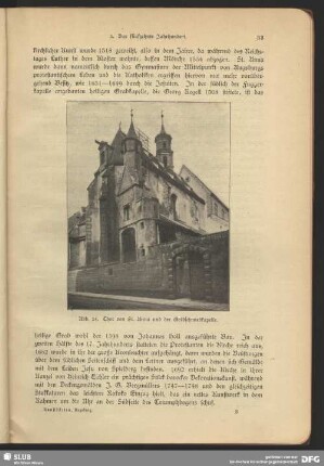 Chor von St. Anna und der Goldschmiedkapelle
