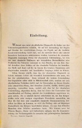 Lehrbuch der chemischen Untersuchungsmethoden zur Diagnostik innerer Krankheiten