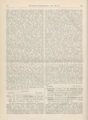 519-520 [Rezension] Félice, Paul de, Lambert Daneau (de Bougency-sur-Loire), pasteur et professeur en théologie 1530 - 1595. Sa vie, ses ouvrages, ses lettres inédites