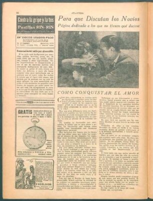 Para que discutan los novios : Como conquistar el amor