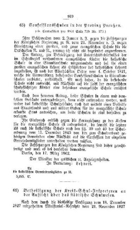 Confessionsschulen in der Provinz Preußen : [IV. Elementarschulwesen]