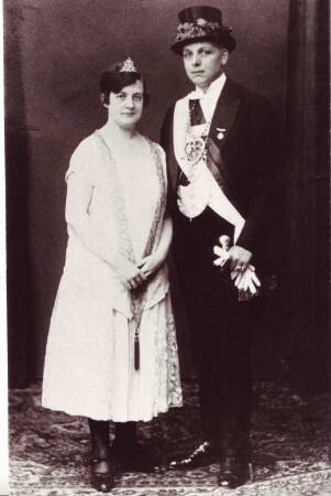 Neusser Schützenkönig Martin Küppers, 1925