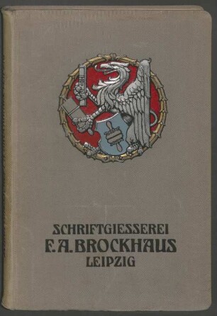 Gesamtprobe der Schriftgiesserei F. A. Brockhaus, Leipzig