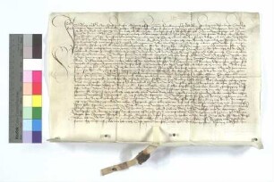 Gültbrief des Marx Linck von Großglattbach (Großen Glappach) gegen das Frauenkloster Pforzheim.