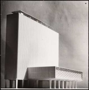 New Central National Bank of Iraq, Bagdad: Nord-Ost-Seite (Modell)