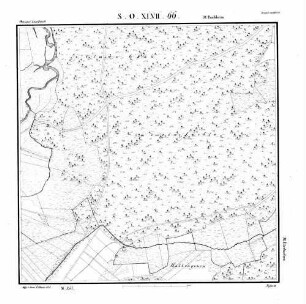 Kartenblatt SO XLVII 66 Stand 1826