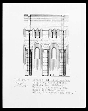 Saint-Austremoine in Issoire: Aufriss