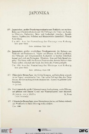Japonika (Nr. 273-291)