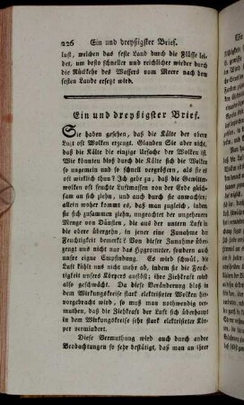 Ein und dreyßigster Brief. - Sieben und dreyßigster Brief.