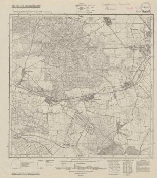 3344 (alte Nr.: 1763) Marwitz, Topographische Karte 1:25000 (4cm - Karte)