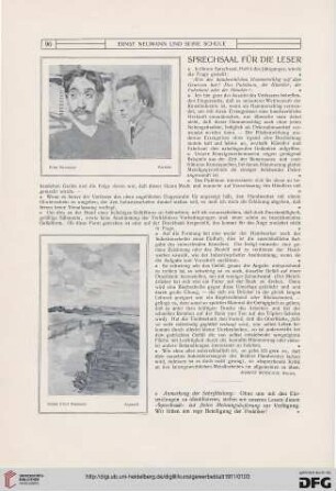 Sprechsaal für die Leser / Neue Bücher / Kunstgewerbliche Rundschau