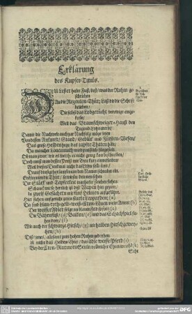 Erklärung des Kupfer-Tituls