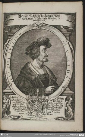 Heinrich Graf zu Schwartzenburg, Herr zu Arnstadt und Sondershausen [et] c.