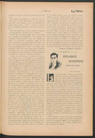 Balance afectivo : Tema de fin de año