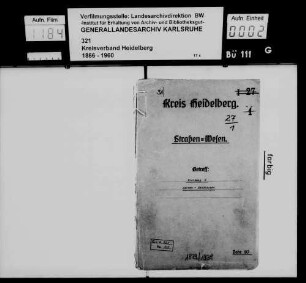Kreisweg 8: Leimen - Sandhausen