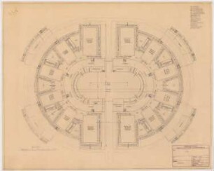 Tonfilmatelier (Filmstadt), Berlin-Gatow: Grundriss 1:500