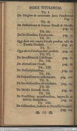 Index Titulorum