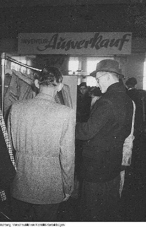 Handelsorganisation (HO) - Konsumgenossenschaft, Kaufhaus, Februar 1954