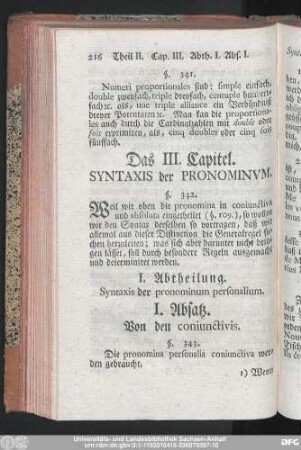 I. Abtheilung. Syntaxis der pronominum personalium.