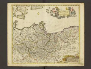 Marchionatus Brandenburgi et Ducatus Pomeraniae Tabula Quae est pars Septentrionalis Circuli Saxoniae Superioris