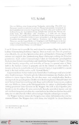 VII. Schluß