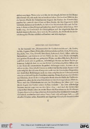 Arbeiten aus Elfenbein
