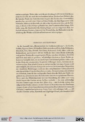 Arbeiten aus Elfenbein