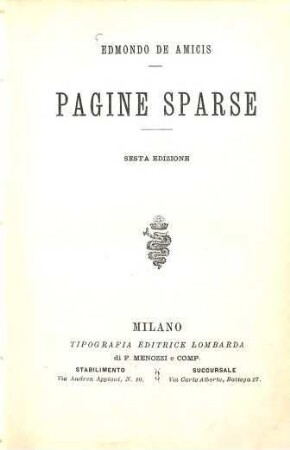 Pagine sparse