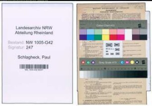 Entnazifizierung Paul Schlagheck , geb. 30.03.1907 (Kaufm.Angestellter)