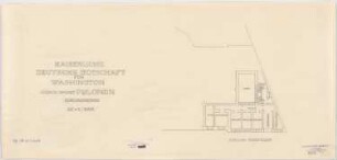 Kaiserlich Deutsche Botschaft, Washington: Grundriss KG 1:200