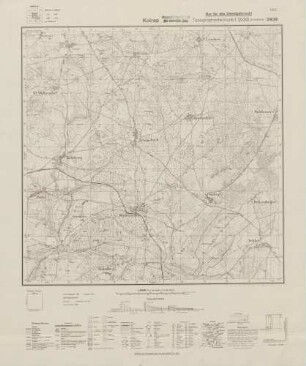 2939 Kolrep, Topographische Karte 1:25000 (4cm - Karte)