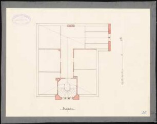 Wohnhaus: Grundriss Dachgeschoss