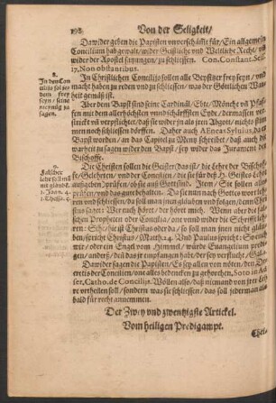 Der Zwey und zwentzigste Artickel.