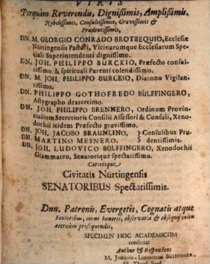 Exercitatio theol. de conditione hominis sociali iuxta Scripturam
